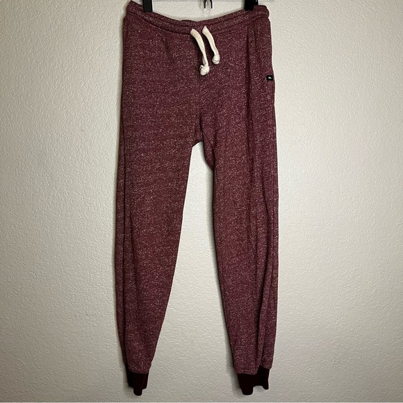 MeUndies French Terry Heather Burgundy Joggers or Sweatpants Size Small - Picture 2 of 15